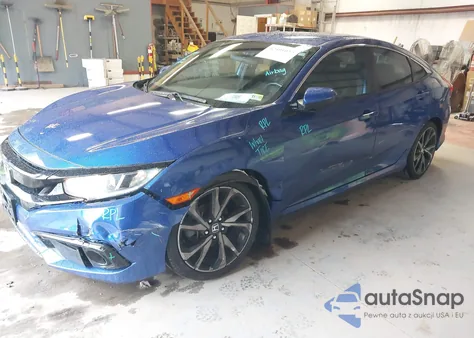 2021 Honda Civic Sport z USA, uszkodzony, nr VIN 2HGFC2F88MH504924